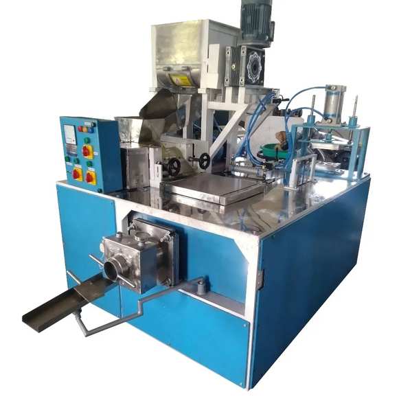 small soap machine with capacity of 2000 soap bar/100gm per day production capacity. 10kg batch capacity. with milling machine. can run in  3 phase motors. pneumatic soap stamper with single cavity stamping die made by s.s-304.  contact parts made by s.s-304. total power load: 2+ 1 +3+ 2hp =8 hp. 