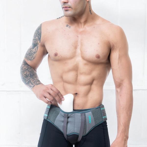 Designed to help resolve umbilical cords, incisions, lower abdomen, ventral or inguinal hernias, abdominal contusions or protrusionsSilent Features-Customisable support Soft fabric and breathable designAdjustable elastic straps Removable/Mobile two compression padsPad can remove from a side other than the herniaRemovable pad can easily apply direct pressure to the hernia siteBenefits-Helps reduce overwork, provide support to the abdomen, relieve abdominal pain, promote healing and relieve pain.Two removable compression pads support the weakened groin muscles to reduce pain and discomfort caused by the groin or hernia.The hernia belt includes two shaped compression pads, which are suitable for reducing the pain of single or double hernias.Made of durable, machine-washable, skin-friendly materials, more comfortable and breathable, suitable for long-term wearThe belt is adjustable and comfortable. Relieves pain in disc herniated areas.Recommended for-helps to reduce inguinal hernias and relieve pain