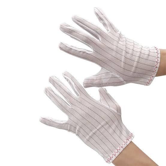 ESD-safe gloves help to protect the electronic product and employees from the potential dangers of static damage. These gloves are also referred to as electro-static dissipative (ESD) gloves and are ideal for use in cleanrooms (microelectronics) and electronics manufacturing industries.