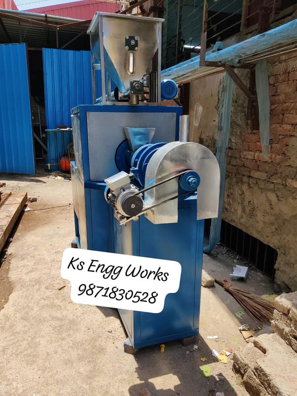 KS Engineering Works, located in Noida, is a leading Soya Nuggets Making Machine Manufacturer in Noida. With a reputation for excellence, we specialize in designing and producing high-quality Soya Nuggets Extruders and complete Soya Badi Plants to meet the demands of the growing food processing industry.Our advanced Soya Nuggets Machine is engineered for efficiency and reliability. It is designed to process soya flour into nutritious and protein-rich soya nuggets, commonly known as soya badi. The machine features a user-friendly interface, robust construction, and precise controls to ensure consistency in quality and shape of the final product.Equipped with the latest technology, our Soya Food Extruder Machine offers excellent performance in terms of energy efficiency and output capacity. It is suitable for small to large-scale production units, making it a versatile choice for businesses looking to enter or expand in the soya food segment.At KS Engineering Works, we prioritize customer satisfaction by providing customized solutions and comprehensive support for our machines. Whether you are setting up a new plant or upgrading your existing facility, our expert team is here to assist you at every step.Choose KS Engineering Works for reliable, durable, and cost-effective solutions in the soya food industry. Contact us today to learn more about our range of Soya Nuggets Making Machines and transform your production process with cutting-edge technology.