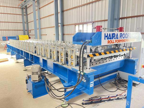 Roll forming with 6 tonne decoiler and automatic stacker