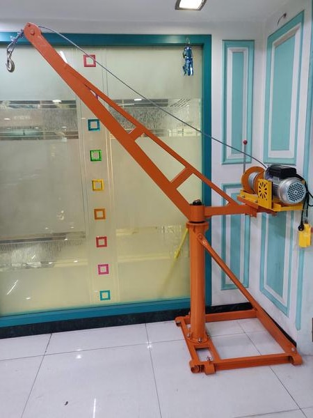 Yital Mini Construction Lift is a compact lifting device designed for construction sites, primarily used for transporting building materials vertically. Here are some key features and specifications:YITAL MINI CONSTRUCTION LIFT is a 360 degree Crane widely used for Lifting materials on huge heights.It is highly durable and works on Single Phase Connection which is easily available at any site.It has High Efficiency Work Rate and is Easy to Operate.It has Wide Applications and is used especially in lifting Bricks, Cements, Tiles, Rods, Pipes, etc.