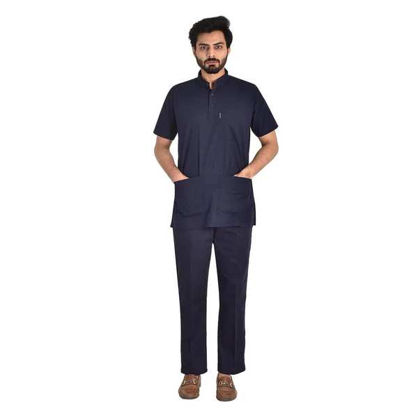 ICU staff uniforms Manufacturer In AhmedabadAmit Uniform is a leading manufacturer of specialized uniforms, including ICU staff scrubs and lab technicians' coats, designed for comfort, durability, and hygiene. Our ICU staff scrubs are made from soft, breathable, and easy-to-clean fabrics to ensure long-lasting comfort during demanding shifts in critical care environments. Similarly, our lab technicians' coats offer a professional appearance while providing practicality, with features like ample pockets and reinforced stitching for durability. Amit Uniform is committed to delivering high-quality, functional, and professional uniforms that meet the needs of healthcare and laboratory professionals.