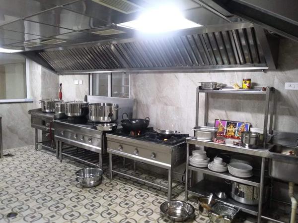 commercial kitchen setup