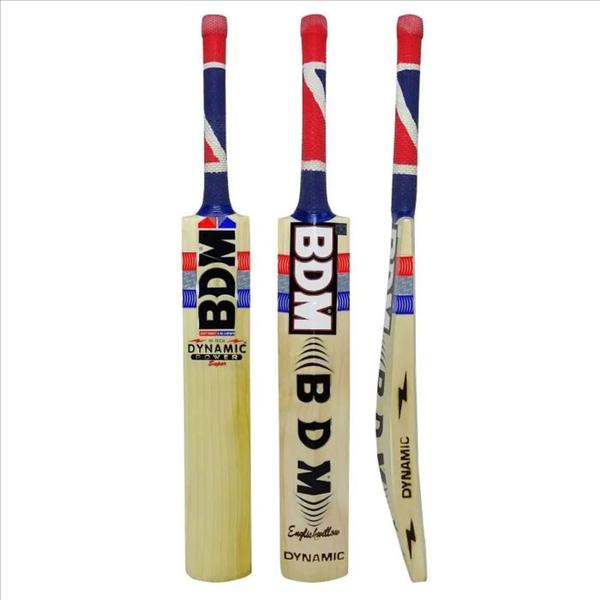 BDM DYNAMIC ENGLISH WILLOW CRICKET BATS ARE WELL BUILT FOR PLAYING IN TOURNAMENTS, MATCHES AND NET PRACTICE. THEY HAVE BEEN MADE OUT OF SALIX ALBA WOOD FOUND ONLY IN KASHMIR AND EUROPEAN COUNTRIES. THESE BATS ARE USED BY LEVEL 1 CRICKET COACHES GLOBALLY.