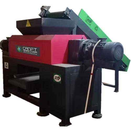RDF Waste Shredder Rubber Footwear waste Shredding Machine