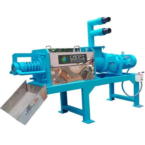 Fully Automatic Cow Dung Dewatering Screw Press Machine In Coimbatore | Craft Shredders Manufacturer 