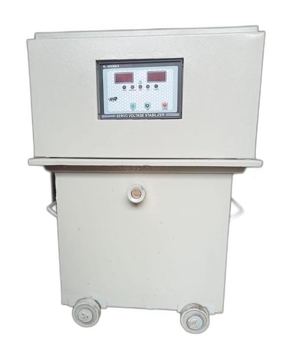 oil-cooled servo stabilizer is a type of voltage stabilizer designed to regulate and maintain a constant voltage level in electrical systems, particularly in environments where voltage fluctuations are common. Unlike traditional air-cooled stabilizers, which use fans and air to dissipate heat, oil-cooled servo stabilizers use oil as a medium for cooling and heat dissipation. ### Key Features of Oil-Cooled Servo Stabilizers:1. **Servo Mechanism**: The stabilizer uses a servo motor to adjust the output voltage in response to changes in the input voltage. The servo motor drives a variable resistor (also known as a buck-boost transformer) to regulate the voltage and maintain a steady output.2. **Oil Cooling**: The stabilizer is filled with oil, which acts as a cooling agent. The oil absorbs the heat generated by the system’s components, particularly the transformer, preventing overheating. The oil is typically circulated through a cooling system to maintain its effectiveness.3. **High Efficiency**: Oil-cooled stabilizers are known for their higher efficiency in heat dissipation compared to air-cooled stabilizers. They can handle higher power ratings and provide more stable performance over longer periods.4. **Durability**: The oil cooling system reduces wear and tear on components, extending the lifespan of the stabilizer. It also minimizes the risk of overheating, which can lead to equipment damage.5. **Applications**: Oil-cooled servo stabilizers are commonly used in industrial settings, large commercial establishments, and areas with significant voltage fluctuations. They are suitable for sensitive equipment such as CNC machines, large motors, medical equipment, and servers, where voltage stability is critical for performance and safety.6. **Compact Design**: The oil-cooled system allows for a more compact design, as the stabilizer can operate at higher power levels without requiring large air vents or fans for cooling.7. **Safety**: Oil is a good insulator and helps to reduce the risk of electric shock. It also improves the overall safety of the stabilizer system.### Advantages of Oil-Cooled Servo Stabilizers:- **Better Heat Management**: Oil's high thermal capacity ensures that the system can handle higher loads and dissipate heat more effectively.- **Reduced Noise**: Unlike air-cooled systems, oil-cooled stabilizers generate less noise because they don’t rely on fans.- **Higher Load Capacity**: These stabilizers can manage higher voltage loads and are more suitable for heavy-duty applications.- **Energy Savings**: Due to their higher efficiency, they can save energy in the long run.