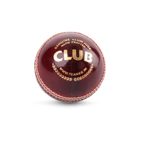 The Club is a high quality four-piece cricket ball made from high quality alum tanned leather. The Club is ideally suited for club and school matches.Water-proofedSolid one piece grade 2 coreQuantity: (One) 1 NumberSize: Circumference : 22.5 CMSHIPPING DELTAIL Shipping is free for orders over Rs. 500. Estimated amount may be charged for lesser amounts.2. We use third-party shippers and are hence governed by Terms & Conditions of such logistic partners.3. Not compromising on quality, focus is to team up with reliable partners who are best in the industry with widest reach across India.4. For Express deliveries, premium delivery charges will apply.Our effort will be to ship out orders same day if received before 11 AM on any working day, which otherwise will be sent out over the next 2-3 & working days. Shipment details will be shared immediately on dispatch for necessary tracking