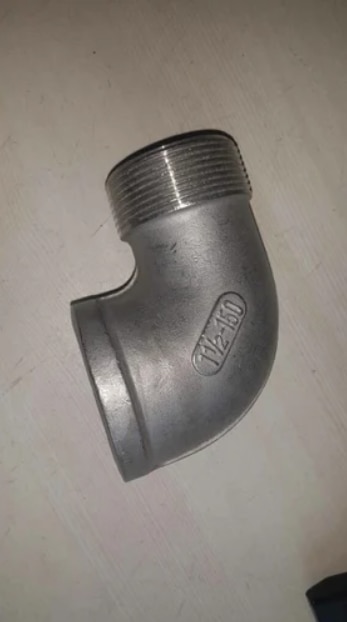 Stainless Steel Elbow MANUFACTURER IN AHMEDABADProduct Details:Size/Diameter	1.5 inchesMaterial	SSUsage/Application	Chemical Handling PipeColor	silverCountry of Origin	Made in IndiaStainless Steel : ASTM A182 F304/ 304L/ 304H/ 316/ 316L/ 317/ 317L/ 321/ 310/ 347/ 904L/Etc.Carbon Steel : ASTM A105 / A694 F42/46/52/56/60/65/70 / A350 LF3/ A350 LF2.Alloy Steel : ASTM A182 F1/ F5/ F9/ F11/ F22/ F91/ Etc.Others : Duplex, Super Duplex, Monel, Nickel, Inconel, Hastalloy, Copper, Brass Etc.Types : Elbow, Tee, Union, Cross, Coupling, Cap, Bushing , Plug, Swage Nipple, Welding Boss, Hexagon Nipple, Barrel Nipple, Welding Nipple, Parraler Nipple, Street Elbow, Hexagon Nut, Hose Nipple, Bend, Adapter, Insert, Weldolet, Elbowlet, Sockolet, Thredolet, Nipolet, Letrolet, Etc.Size : 1/8” NB TO 4” NB. (Threaded)Also as per the National & International Standard.