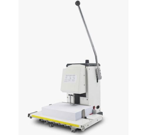 Drill Head Quantity : 1Drill Thickness : <=50mmMax.Feeding Width : 360mmHole Diamater : 3.0 - 8.0 mmHole Distance : Free Setting By Front StopsMargin Adjustment : 8 - 40 mmWork Plate Size : 480*280 mmDrilling Mode : Manual + ElectricPunch Capacity : 500 sheets (70g)Machine Dimension : 48*49*50cmVoltage & Power : AC220, 50Hz 120WGross Weight : 40kg