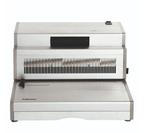 This Legal size Spiral Binding Machine is an easy to use, compact binding machine. It is an ideal partner for offices and school and copy center.Electric punching by foot pedal and electric spiral binding by roller ,which make binding easy.FEATURESLegal size punching and binding for binding systemElectric punching and electric binding system for commerial useHeavy duty binding machine for 300,000 times punching guaranteePunching up to 25 sheets each time and binding up to 500 sheets each timeTECHNICAL SPECIFICATIONSModel : HAMADA SB-PC 360EPower : ElectricityPunching Method : ElectricBinding Method : ElectricPunching Capacity : 25 sheetsMax Punching Width : Legal Size (14inch) (360 mm)Number of Punch Pins : 56Disengageable die : 56Binding Thickness : 500 sheetsWeight : 26 kgMachine size(inch) :23 x 21 x 14