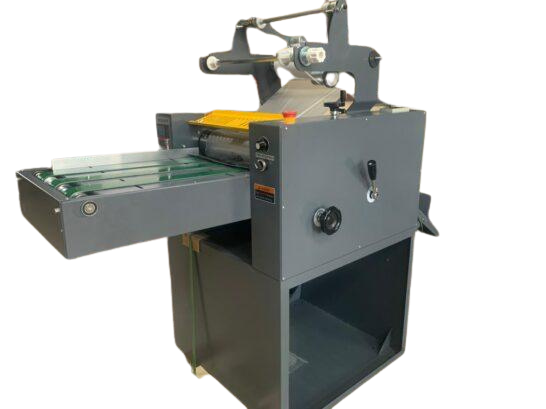 Features:Synchronous conveyor belt automatically feeds paper, intelligent automatic breaking system, no need for air compressor.Intelligent temperature control, infrared heating.Single side anti-curling function.80W gearbox motor.Thicken the mold spring and bias the wheel pressing systemEquipped with trimming cutter and dotted cutterThe diameter of the steel roller is 110mm, and the diameter of the lower rubber roller is 75mm.The lower rubber lower is made of non sticky and high temperature resistant silicone.Specifications:Max. Laminating Width:350 mmMax. Laminating Thickness:2 mmLaminating speed:0~6m/minLamination:Single sideHot Laminating Temperature:160 degree celsiusDisplay:LCDSteel Roller Diameter:100 mmRubber Roller Diameter:75 mmHeating Method:Infrared Internal Hot AirAuto Curling function:YESAuto pull off function:YESHeating Power:1600 WMotor Power:80WPower Supply:AC 220V, 50Hz