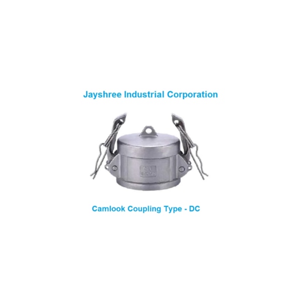 CamLock Coupling Manufacturer in AhmedabadCamLock Coupling Manufacturer in GandhinagarCamLock Coupling Manufacturer in GUJARATCamLock Coupling Manufacturer in INDIAProduct Details:Minimum Order Quantity	5 PieceMaterial	Stainless SteelUsage/Application	Hydraulic PipeSize	2 inchType	Type DC CamLock CouplingColor	SilverSurface Finish	PolishedCAMLOCK COUPLINGTYPE - DC (FEMALE ENDCOUPLER)Type - DC camlock couplers are used toseal the end of connections and They arenormally used with Type-A, Type-F, Type-Eadapters of same size.Additional Information:Production Capacity: 100Delivery Time: READY STOCKPackaging Details: Packing Charges 100 Per Box