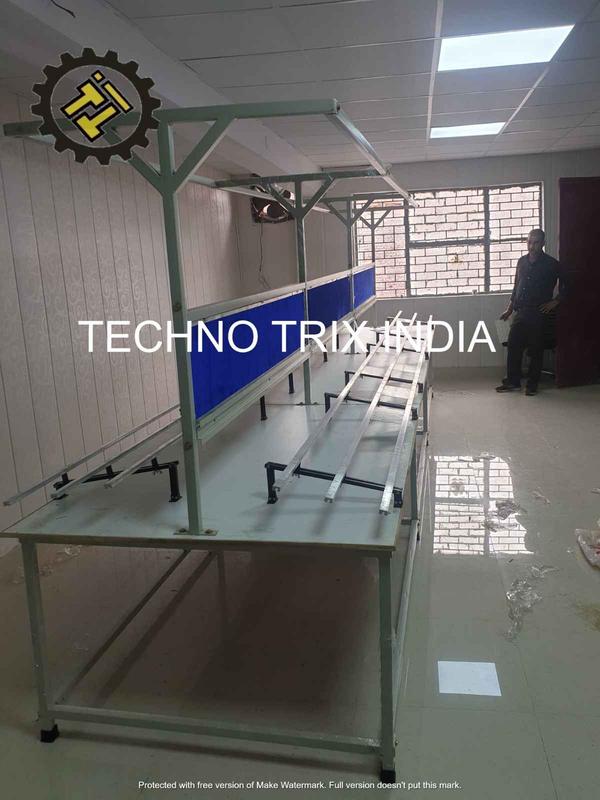 Complete Pcb Assembly Table size 6 feet x 4 feet. single side manual insertion line for through hole mounting components.contact us for more info.