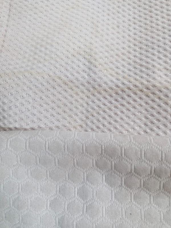 Mattress Fabrics also known as Quilted fabrics or ticking fabrics are thick knitted fabrics with jacquard designs used primarily in home furnishing such as mattresses, pillows, cushions etc. This is available in upto 92