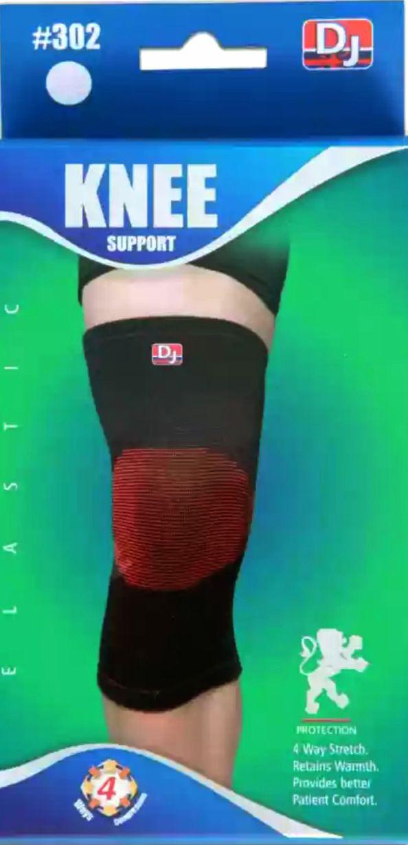 Elasticated knee supportGives support and warmth to the knee4-way stretchable elastic compression relieves rheumatic disorders & cotton lining insideHelps recovery from knee injuries and relieves arthritis pain