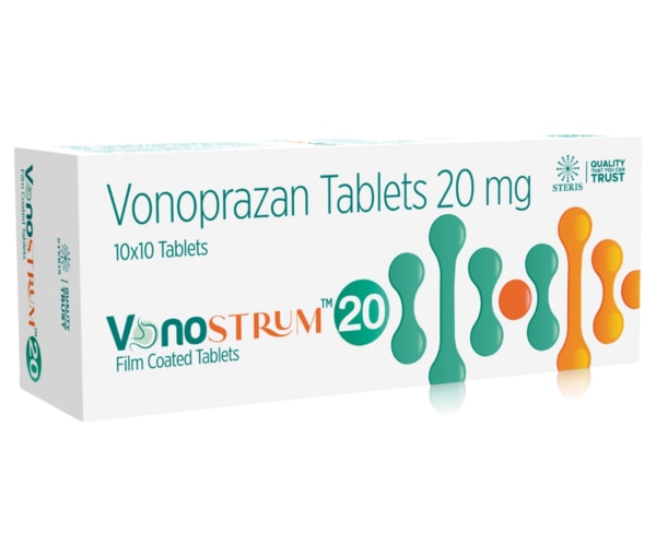 VONOSTRUM 20 is a medical-grade solution designed to provide relief from a variety of gastrointestinal issues, particularly acid-related disorders. It contains Vonoprazan Tablets 20 mg, a highly effective acid suppressor that helps manage symptoms associated with conditions like gastroesophageal reflux disease (GERD), Zollinger-Ellison syndrome, and peptic ulcers. This article explores the key features, benefits, usage instructions, and potential side effects of VONOSTRUM 20. Key Benefits: Effective Acid Suppression:Vonoprazan effectively reduces gastric acid secretion, which alleviates symptoms like heartburn, acid reflux, and indigestion. This makes VONOSTRUM 20 an excellent choice for managing conditions like GERD and peptic ulcers.Quick Relief:Unlike some other acid-suppressing medications that take days to show effects, VONOSTRUM 20 works quickly to relieve symptoms. Most patients experience noticeable improvement shortly after taking the tablet.Healing Properties:By reducing stomach acid levels, VONOSTRUM 20 supports the healing of the stomach lining, preventing further irritation and allowing the tissues to recover.Versatile Use:Whether used for short-term relief or long-term management, VONOSTRUM 20 is effective in a wide range of gastrointestinal disorders, making it a versatile choice for many patients.Well-Tolerated:Vonoprazan has a good safety profile with minimal side effects, making VONOSTRUM 20 suitable for long-term use when prescribed by a healthcare provider. How Does VONOSTRUM 20 Work? VONOSTRUM 20 contains Vonoprazan Tablets 20 mg, which specifically target and inhibit the hydrogen-potassium adenosine triphosphatase (H+/K+ ATPase) enzyme on the parietal cells in the stomach lining. By blocking this enzyme, Vonoprazan significantly reduces gastric acid secretion. This creates a more stable stomach environment, relieving symptoms of acid reflux and supporting the healing of the gastrointestinal tract. The medication works quickly and effectively to neutralize acid and provide relief from discomfort. Directions for Use: Dosage:The typical dosage for VONOSTRUM 20 is one 20 mg tablet per day, taken orally with or without food. The exact dosage may vary based on the severity of the condition and the advice of a healthcare professional.Administration:For optimal results, take VONOSTRUM 20 at the same time each day. Swallow the tablet whole with a glass of water. Do not crush or chew the tablet, as it is formulated for controlled release.Duration:The duration of treatment can vary, with short-term use being common for symptom relief, and longer-term use recommended for chronic conditions. Always follow the duration prescribed by your healthcare provider. Side Effects: While VONOSTRUM 20 is generally well-tolerated, some individuals may experience mild side effects. Common side effects include:HeadacheNauseaDiarrheaAbdominal painDizzinessThese side effects are usually mild and temporary. If they persist or worsen, consult your healthcare provider. Serious side effects, although rare, may include severe abdominal pain, dark stools, or persistent vomiting. If any of these occur, seek medical attention immediately.