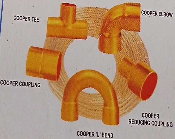 The 1/4-inch Copper Pressure Coupling with Stop C x C is used aboveground and belowground. The 1/4 inch Copper Pressure Coupling is for water supply piping and relies on pressure to maintain water flow.