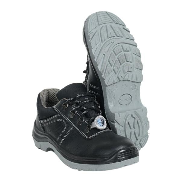 Zuha Double Density Manufacturer in Ahmedabad, Gujarat, India.The Zuha Double Density Work Boots are designed for durability, comfort, and protection in tough work environments. With a double-density PU sole, these boots offer excellent slip resistance and long-lasting grip. The 200 Joules EN steel toe cap ensures protection from heavy impacts, while the shock-absorbing design reduces foot fatigue during long hours on the job. The breathable mesh upper keeps your feet dry and comfortable, and the EVA insole provides extra cushioning for all-day wear. Reinforced heel and toe guards add extra durability, making these boots perfect for industries like construction, manufacturing, and logistics.Contact us today to learn more or place an order.