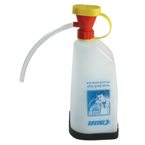 Eye Wash Bottle in Ahmedabad, Gujarat, India.The Eyewash Bottle (600ml) is a dependable and convenient solution for immediate eye care in emergencies. Made from durable plastic and designed in white, this bottle offers a 600ml capacity for quick and effective flushing. Perfect for use in workplaces, laboratories, or any environment where eye safety is a priority.With a 6-month shelf life, the Eyewash Bottle ensures you're always prepared for eye-related accidents. Made in India, this product is an essential safety item for any setting.Call Us For More Information.