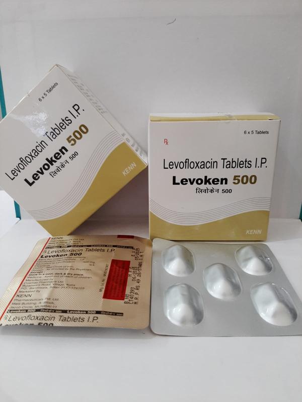 What is Levoken-500?Levoken-500 Tablet is a medicine that is used for the treatment of Bacterial Infections, Skin Infections, Soft Tissue Infections, Bacterial Disease Affecting The Skin And Lungs, Plague and other conditions.Levoken-500 Tablet contains Levofloxacin as an active ingredient.Levoken-500 Tablet works by inhibiting the growth of bacteria.Detailed information related to Levofloxacin Tablet’s uses, composition, dosage, side effects and reviews is listed below.Levoken-500 Tablet UsesLevoken-500 Tablet is used for the treatment, control, prevention, & improvement of the following diseases, conditions and symptoms:Bacterial InfectionsSkin InfectionsSoft Tissue InfectionsBacterial Disease Affecting The Skin And LungsPlagueLevoken-500 Tablet Working, Mechanism of Action and PharmacologyLevoken-500 Tablet improves the patient’s condition by performing the following functions:Inhibiting the growth of bacteria.Levoken-500 Tablet – Composition and Active IngredientsLevoken-500 Tablet is composed of the following active ingredients (salts)Levoken-500 (250 MG)Please note that this medicine may be available in various strengths for each active ingredient listed above.Levoken-500 Tablet – Side-effectsThe following is a list of possible side effects that may occur from all constituting ingredients of Levofloxacin Tablet. This is not a comprehensive list. These side effects are possible, but do not always occur. Some of the side effects may be rare but serious. Consult your doctor if you observe any of the following side effects, especially if they do not go away.IndigestionFungal InfectionBreathlessnessTaste DisturbanceSensation Of SpinningVomitingLevoken-500 Tablet – Precautions & How to UseBefore using this drug, inform your doctor about your current list of medications, over the counter products (e.g. vitamins, herbal supplements, etc.), allergies, pre-existing diseases, and current health conditions (e.g. pregnancy, upcoming surgery, etc.). Some health conditions may make you more susceptible to the side effects of the drug. Take as directed by your doctor or follow the direction printed on the product insert. Dosage is based on your condition. Tell your doctor if your condition persists or worsens. Important counseling points are listed below.Do not drive or operate machineryEyes problemHistory of prolonged QT interval and uncorrected electrolyte disturbancesPregnant, planning to become pregnant or breastfeedingProtect skin from direct sunlightTake plenty of fluids