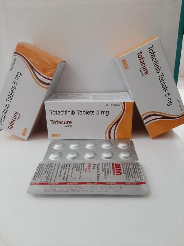 Tofasure 5 Tablet is used to treat moderate to severe rheumatoid arthritis, psoriatic arthritis, ankylosing spondylitis, and ulcerative colitis. It helps decrease pain, tenderness, and swelling in the joints by reducing inflammation. It also helps slow the progression of bone and joint damage