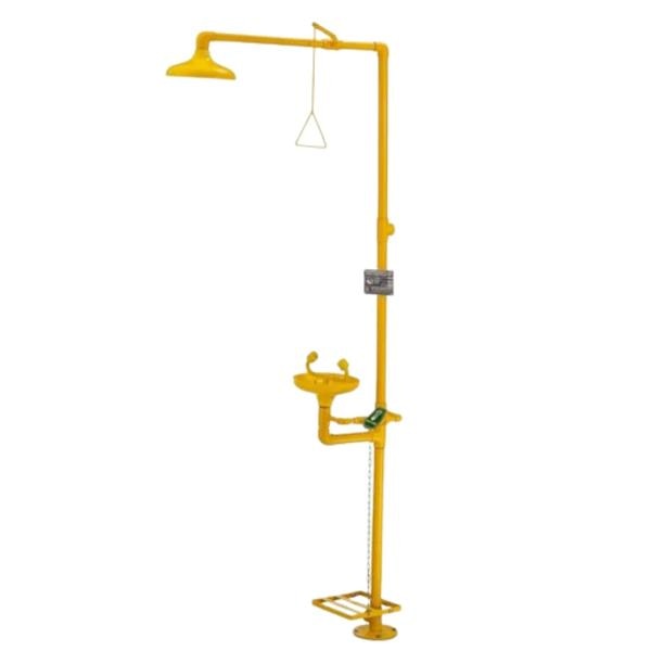 Hand Operated Safety Shower Stand Manufacturer from Ahmedabad, Gujarat, India.Description:Our Emergency Wash Stand is designed to provide immediate safety and protection in hazardous environments. Whether it's chemicals, dust, liquids, or other harmful substances, these emergency showers and eye wash stations offer reliable solutions for protecting your face and full body. Made from clear soft vinyl, these stands are both highly effective and durable.At Safetech Corporation, we are proud to be one of the leading manufacturers, suppliers, dealers, traders, and exporters of Safety Showers and Safety Eyewash systems, offering high-quality solutions for workplace safety.Key Features:High-Quality Construction: Made from durable, clear soft vinylEffective Protection: Safeguards against chemicals, dust, and harmful liquidsVersatile Use: Ideal for industrial, laboratory, and hazardous environmentsReliable Safety: Ensures fast and efficient decontamination during emergenciesWhy Choose Us?Leading manufacturers and suppliers of safety wash solutionsTrusted by industries for quality and reliabilityExport-ready, meeting international standards.Call Us For More Information.