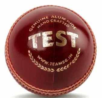 DescriptionTest is the most superior quality conventional cricket ball in the range. Specially formulated pre-shaped compressed cork and fine rubber center, pure new wool, natural cork layer and fine leather combine for best performance. Super strict quality control of material and construction provides superior shape retention and true seam.Water-proofedHigh abrasion resistance and excellent shape retention.Solid one piece core made from premium grade 1 rubberised cork.Quantity: (One) 1 NumberSize: Circumference : 22.5 CM