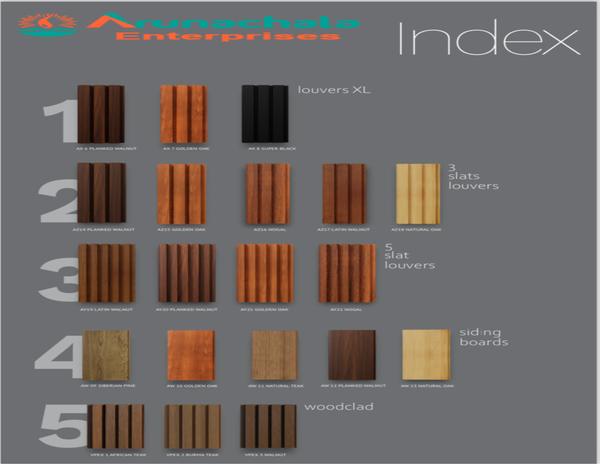 Exterior Wall Wpc Louvre Luxury Panel