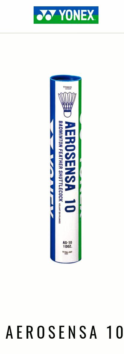 AEROSENSA 10YONEX AEROSENSA shuttlecocks are the official shuttlecock for the world’s leading international tournaments. The precisely engineered technology in every lightweight YONEX feather shuttlecock is extensively checked and tested to guarantee consistent performance. YONEX Feather Shuttlecocks are precision-manufactured to ensure the correct speed, distance and stability performance.Temperature Grade33°C and above27°C - 33°C22°C - 28°C17°C - 23°C18°C and below*Shuttlecock performance can vary by altitude, so please consult with your local retailer or distributor