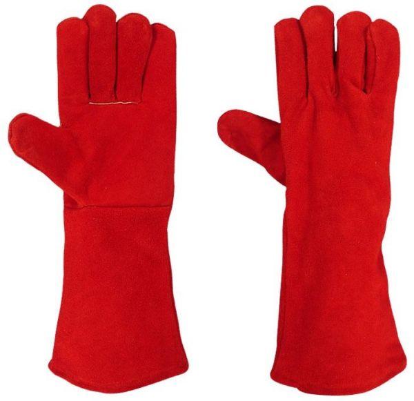 Welding Glove Manufacturers & suppliers in Ahmedabad, Gujarat, India | Safetech Corporation.Get the protection you need with Safetech Welding Gloves. Made from premium leather (Buff/Split/Chrome) and designed for heat resistance and abrasion protection, these gloves offer full-fingered coverage for ultimate hand safety. The red color provides high visibility, while the unisex design ensures a perfect fit for every worker.Key Features:Durable Leather for superior heat and abrasion resistance.Full-Fingered Design for complete hand protection and flexibility.Long-Lasting Comfort for all-day wear on tough jobs.Ideal For: Welding, metalworking, and heavy-duty construction.Stay safe, stay comfortable.Contact us today to learn more or place an order.