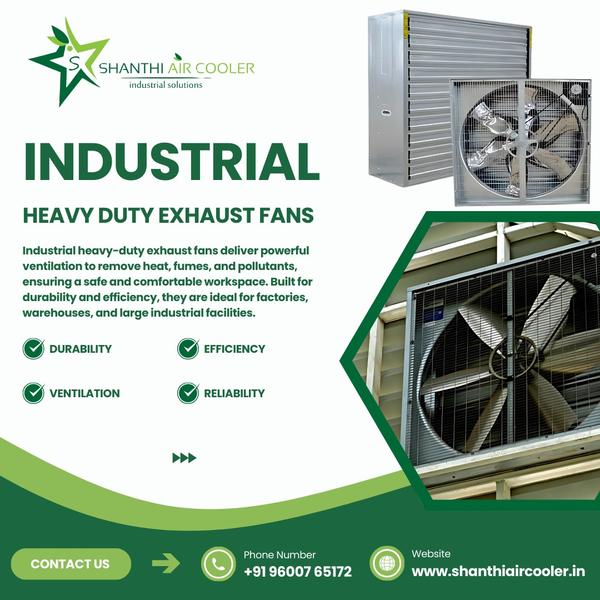 Leading Industrial Exhaust Fan Manufacturers in Coimbatore.