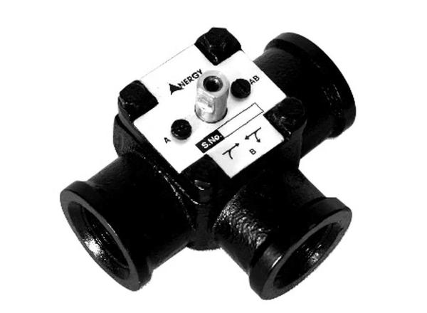 S.G.Iron contruction,Simple, rugged construction,Direct connection to rotary actuator,Available in 2way(2S) or 3way (3S) Configuration3way valves suitable for diverting (1 inlet, 2 outlets) ormixing (2 inlets, 1 outlet) application, Connection size 25mm - standard & low Kv (SL)