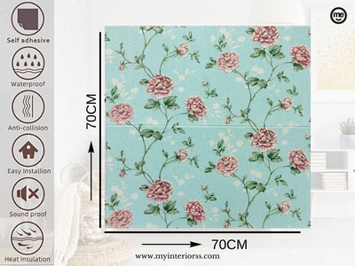 Royal look 3d foam wall panel (sheet size 70cm x 70cm each)