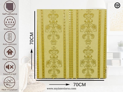 Royal look 3d foam wall panel (sheet size 70cm x 70cm each)