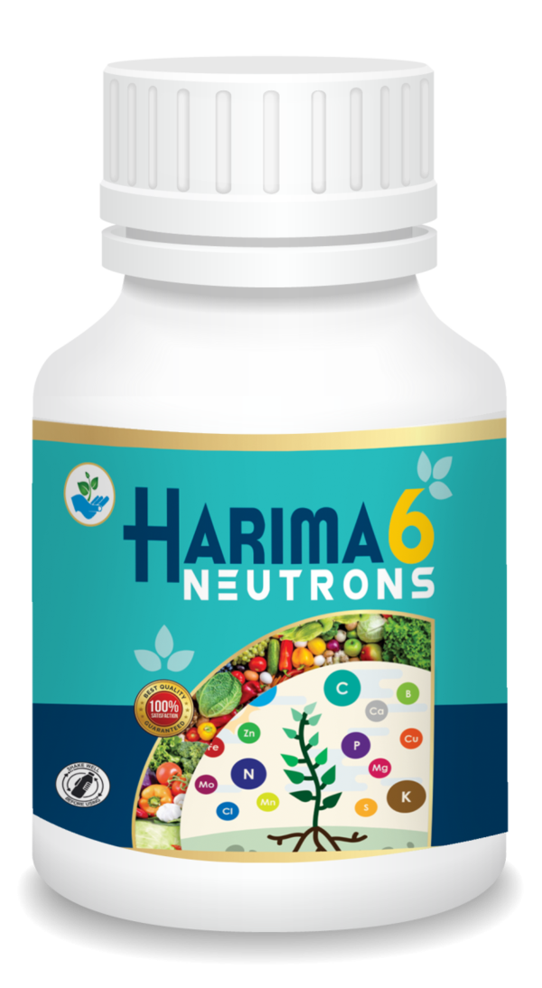 DescriptionOur company’s Harima 6 is the best innovation to address Micro nutrient deficiency. It can be used for all cropsUsesHarima 6 deals with 6 types of micronutrient deficiencies caused in the plant. Harima 6 helps to overcome malnutrition and helps in the growth of the plants.It helps to increase the number of pinches and pods.It helps to increase the yield by 30 to 50 percent.It act as remedy in shedding and it also removes browning of leaves.Usage quantityFor short term crops mix 3 to 5 ml with 1 litre of water, at intervals of 10 days for perennial crops like coconut, 1 to 2 litre per acre.