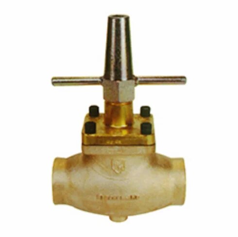 Brassomatic Packed Line Globe Valves are equipped with seal caps and nylon gaskets. When inverted the wing type cap may also serve as operating stem with stainless steel spindle and Teflon seating. The globe valves are of back seating types with special Silicon gland packing and can be packed while the plant is in operation. The valves can also be used with standard ‘C’ class steel pipes with suitable adopters.