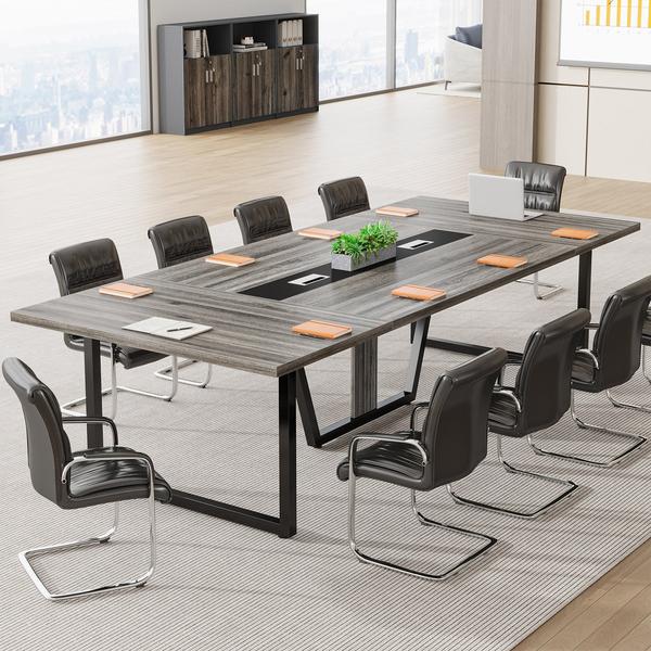 This office table brings classic comfort and style to your office, corporate or home office. Handcrafted from specially selected particle boards, the table has softly curved edges.