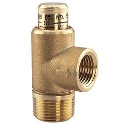Brassomatic Pressure Relief Valves have been designed for installation on pressure vessels containing gas and to provide positive instantaneous action with high volume discharge. All valves reach full volume within 10% of the setting. They are available with standard setting ranging from 100 psi to 650 psi. These valves are also available with special settings. The body is manufactured out of special brass with highly sensitive spring set at the desired pressure and sealed. Sizes available : 'A