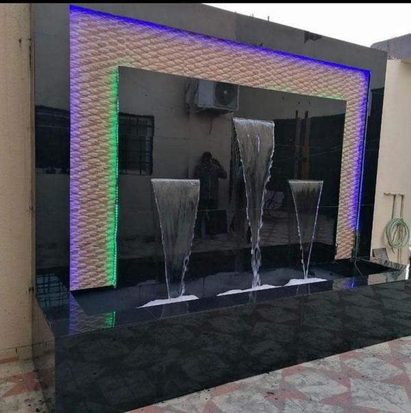 Stainless Steel Water Fountain Description:Elevate your space with this modern and durable stainless steel water fountain, expertly crafted for both functionality and aesthetic appeal. Made from high-quality, corrosion-resistant stainless steel, this fountain is designed to withstand the elements, making it ideal for indoor and outdoor use. Its sleek, polished finish adds a contemporary touch to any environment, blending seamlessly with various decor styles.Features:Premium Material: Constructed from rust-proof and corrosion-resistant stainless steel for long-lasting durability.Elegant Design: A minimalist and polished surface creates a stunning water display.Versatile Use: Perfect for gardens, patios, entryways, offices, or living spaces.Low Maintenance: Easy to clean and maintain, ensuring the fountain remains in pristine condition.Eco-Friendly: Includes a quiet, energy-efficient pump for continuous water circulation.Optional LED Lighting: Enhance the ambiance with built-in LED lights (available in select models).Benefits:Creates a soothing and calming water feature for relaxation or meditation.Enhances the aesthetic appeal of residential or commercial spaces.Durable and weather-resistant, suitable for all seasons.Compact and portable designs available for easy installation.Applications:Residential: Enhance your home’s interior or backyard with a stylish water feature.Commercial: Ideal for office lobbies, hotels, spas, or restaurants to impress guests.Public Spaces: Suitable for parks, schools, or outdoor communal areas.