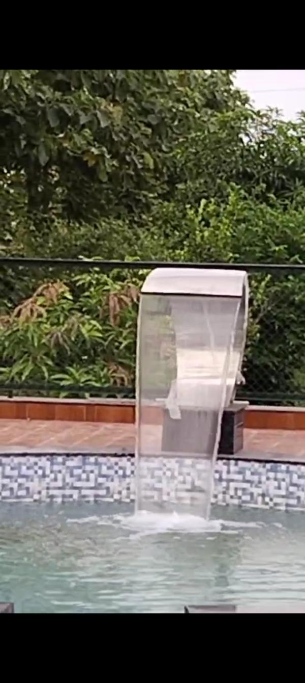 Stainless Steel Water Fountain Description:Elevate your space with this modern and durable stainless steel water fountain, expertly crafted for both functionality and aesthetic appeal. Made from high-quality, corrosion-resistant stainless steel, this fountain is designed to withstand the elements, making it ideal for indoor and outdoor use. Its sleek, polished finish adds a contemporary touch to any environment, blending seamlessly with various decor styles.Features:Premium Material: Constructed from rust-proof and corrosion-resistant stainless steel for long-lasting durability.Elegant Design: A minimalist and polished surface creates a stunning water display.Versatile Use: Perfect for gardens, patios, entryways, offices, or living spaces.Low Maintenance: Easy to clean and maintain, ensuring the fountain remains in pristine condition.Eco-Friendly: Includes a quiet, energy-efficient pump for continuous water circulation.Optional LED Lighting: Enhance the ambiance with built-in LED lights (available in select models).Benefits:Creates a soothing and calming water feature for relaxation or meditation.Enhances the aesthetic appeal of residential or commercial spaces.Durable and weather-resistant, suitable for all seasons.Compact and portable designs available for easy installation.Applications:Residential: Enhance your home’s interior or backyard with a stylish water feature.Commercial: Ideal for office lobbies, hotels, spas, or restaurants to impress guests.Public Spaces: Suitable for parks, schools, or outdoor communal areas.