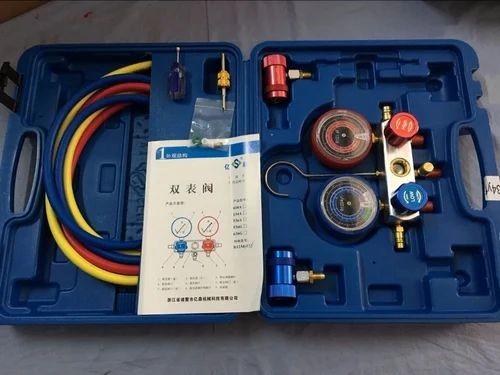 Manifold Gauges are used to read the pressure of various liquids and gases in a cooling system, as well as vacuum pressure when you are pressure testing or charging the device. There are a number of different ports on the HVAC gauge set, also known as a manifold, and the main difference in the types of manifolds is the number of ports that you have available to attach accessories to, as well as the pressure that the gauge set can withstand, which is important when working with different refrigerants.