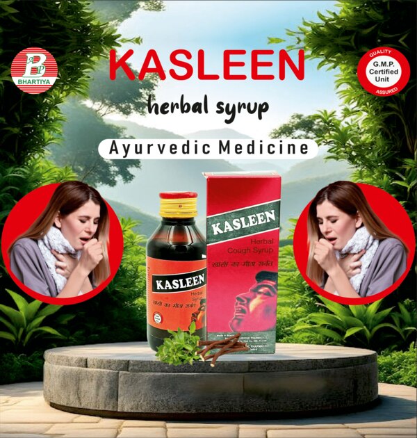 Kasleen Herbal Syrup is a natural remedy designed to support respiratory health. Enriched with potent herbal extracts, it effectively soothes cough, relieves congestion, and promotes clear breathing. Trusted for its purity and effectiveness, Kasleen is a safe, non-drowsy solution suitable for all ages. Embrace the power of nature with Kasleen Herbal Syrup for a healthier, cough-free life.