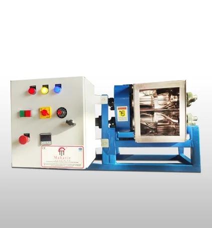 Lab Model Sigma MixerMahavir Sigma models are designed for the mixing and kneading of medium and high viscosity materials. To mix heavy materials, the Mahavir double arm mixers are considered the standard workhorse of the industry. Unlike most companies, we offer a mixers with tangential agitator action. it has mixing characteristics that maximize the mixing for specific products. The counter rotating heavy-duty blades are well known for the efficient kneading Shearing of material from heavy creams to high viscosity products. T he Mahavir sigma blade mixers are available in awide range of sizes from 5 liters to 2,000 litersOperation:The kneader is designed for batch operation, with the following sequence of operations. Loading of one or various products. Carried out through the top of the trough, with the cover in raised position Kneading or homogenization. The mixing is carried out by the action of two