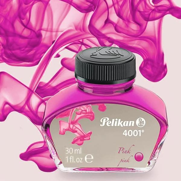 Pelikan has been producing the famous 4001 ink for over one hundred years now, and we have been convinced of its tried-and-tested quality all along.The refined formula guarantees bright, shining colors, an even ink flow and a strong, expressional writing.Pelikan 4001 ink should be the first choice for anyone who enjoys writing by hand. It is the perfect supplement to your fountain pen and an expression of your personality.A class of its own. The original.Pelikan 4001 Ink come in a 30 ML glass bottle.The shape features a long neck with a couple of flat edges that allow easy filling when ink levels are low.