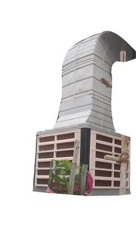 Industrial Poultry Air Coolers Manufacturers in Coimbatore, Tamilnadu, South India. Poultry Air Coolers are specialized cooling systems designed to maintain an optimal environment in poultry farms by regulating temperature and humidity levels. Since poultry birds, such as chickens, are highly susceptible to heat stress, these coolers play a crucial role in ensuring their health, growth, and productivity. Poultry coolers use evaporative cooling technology to provide fresh, cool air while maintaining adequate humidity, creating a comfortable atmosphere for the birds.Key Features of Poultry Air Coolers:Effective Cooling Performance:Rapid reduction of indoor temperatures to prevent heat stress in birds.Uniform air distribution across the poultry shed.Humidity Control:Maintains the ideal moisture level to support bird health and egg production.Prevents excessive dryness, which can affect feed intake and overall growth.Energy Efficiency:Consumes less power compared to conventional air conditioning systems.Operates on evaporative cooling, using water to cool the air naturally.Durability and Weather Resistance:Constructed with corrosion-resistant materials to withstand farm environments.Designed to operate effectively in both hot and humid climates.Eco-Friendly Operation:Uses water as a cooling medium without harmful chemicals or refrigerants.Reduces carbon footprint compared to traditional cooling methods.Low Maintenance:Simple design with fewer moving parts, leading to reduced maintenance costs.Easy to clean and service, ensuring consistent performance.Applications of Poultry Coolers:Broiler Farms:Helps maintain the right temperature for rapid weight gain and optimal feed conversion.Prevents heat stress, reducing mortality rates.Layer Farms:Ensures ideal conditions for consistent egg production.Maintains bird comfort to improve shell quality and laying rates.Breeder Farms:Supports reproductive health by maintaining a stable environment.Improves fertility rates and hatchability.Hatcheries:Provides precise temperature control required for incubation processes.Prevents fluctuations that can affect embryo development.Free-Range Poultry Sheds:Keeps birds comfortable in open environments while promoting natural growth.Reduces temperature spikes that can impact bird movement and feeding behavior.Benefits of Using Poultry Coolers:Improved Bird Health: Reduces heat stress, leading to better feed intake and growth.Enhanced Productivity: Ensures optimal conditions for higher egg production and meat yield.Lower Mortality Rates: Prevents overheating and related health issues.Cost-Effective Solution: Lower energy costs compared to traditional cooling systems.Better Air Quality: Improves ventilation by reducing dust, ammonia, and odors.Conclusion:Poultry Air Coolers are an essential investment for modern poultry farming, offering an efficient, cost-effective, and environmentally friendly solution to maintain the health and productivity of birds. By providing a comfortable living environment, they contribute to better farm performance and profitability.