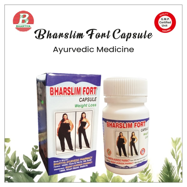 Bharslim Fort Capsule is a revolutionary herbal supplement designed to support weight management and boost metabolism. Enriched with natural ingredients, it helps burn excess fat, suppress appetite, and improve energy levels. Aiding overall health, Bharslim Fort promotes a slimmer, healthier you. Experience the power of nature with this safe and effective solution for achieving your fitness goals!
