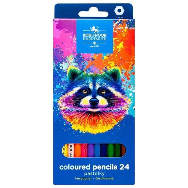 Kohinoor Hardtmuth Coloured Pencils 24 Shade