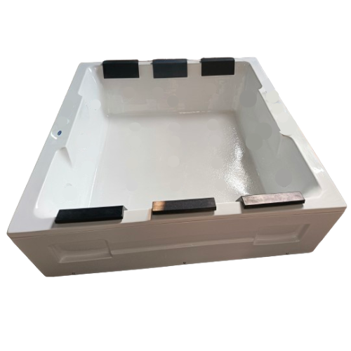 MBT0016 Bathtub by Multibath Manufacturer Co. is made from High Acrylic Material. Choose from available variations for MBT0016 Models. Size : 6x6x2 FEET | 72x72x24 INCHES